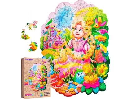 Puzzle Puzzler dřevěné, barevné - Amelia Princess of Magic [6950348]