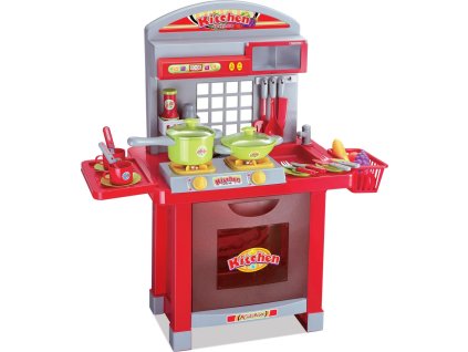 Hračka G21 Dětská kuchyňka Superior s příslušenstvím červená [690959]