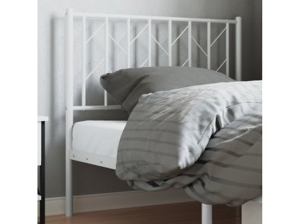 Kovové náhradní čelo postele 90 cm [374514] (Barva Bílá)