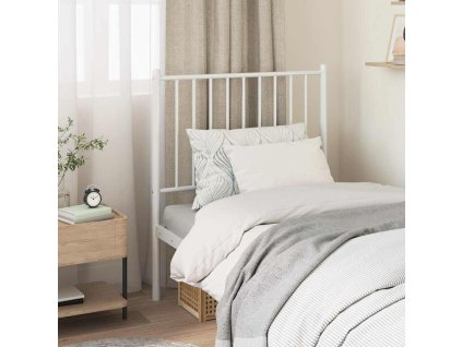 Kovové čelo postele 80 cm [350891] (Barva Černá)