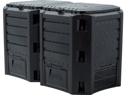 Kompostér Prosperplast COMPOGREEN 2x400 l černý [611387]