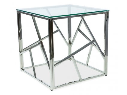 Konferenční stolek MACADA B barva chrom/sklo