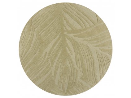 Kusový koberec Solace Lino Leaf Sage kruh