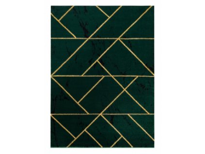 Kusový koberec Emerald geometric 1012 green and gold