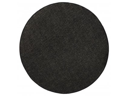 Kusový koberec Twin-Wendeteppiche 103096 schwarz creme kruh – na ven i na doma