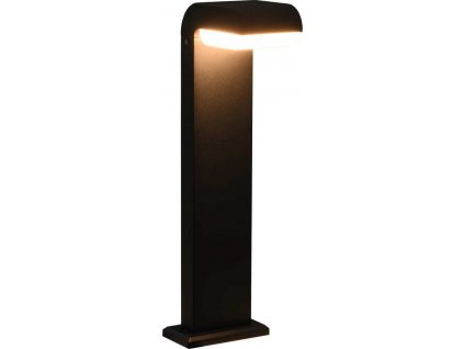 Venkovní LED lampa 9 W černá oválná [45653]