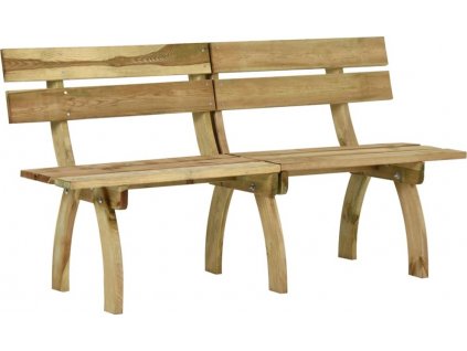Zahradní lavice 160 cm impregnované borové dřevo [318401]