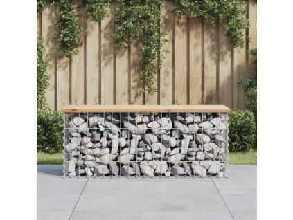 Zahradní lavice gabionový design 103 x 31,5 x 42 cm douglaska [834350]