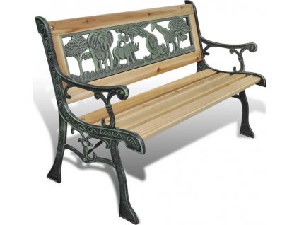 Dětská zahradní lavice 84 cm dřevěná [41013]
