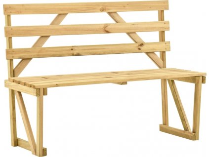 Zahradní lavice 120 cm impregnované borové dřevo [315393]
