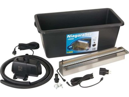 Vodopád Niagara  60 cm nerez s LED světlem a čerpadlem [401379]