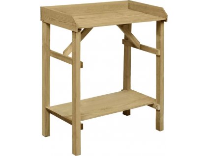 Přesazovací stolek impregnovaná borovice 75 x 40 x 90 cm [45302]