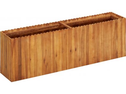 Zahradní vyvýšený záhon 150 x 30 x 50 cm masivní akáciové dřevo [45925]