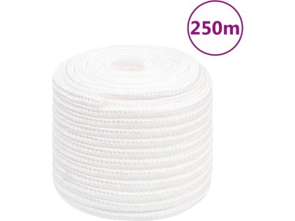 Lodní lano celo 16 mm 250 m polypropylen [152575] (Barva Bílá)