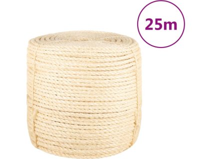 Provaz 100% sisal 8 mm 25 m [155017]