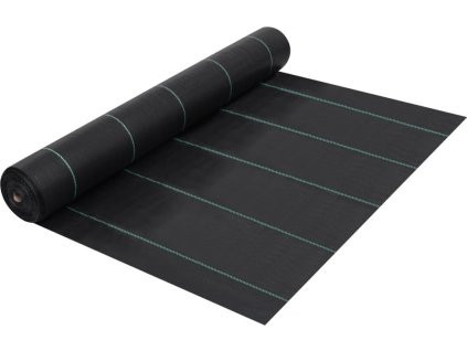 Mulčovací textilie 2 x 25 m PP [313066] (Barva Černá)