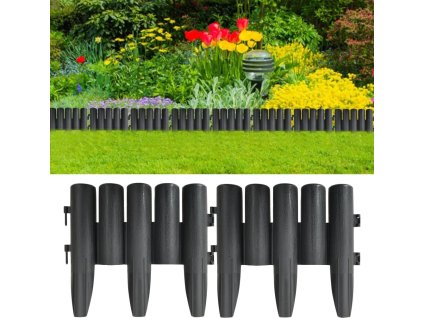 Travní lemy 36 ks 10 m PP [314681] (Barva Antracitová)