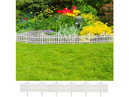 Travní lemy 17 ks 10 m PP [41227] (Barva Bílá)