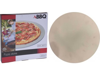 Pizza kámen na zahradní gril 30 cm krémový [436253]
