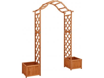 Zahradní pergola s truhlíky masivní jedle [316388]