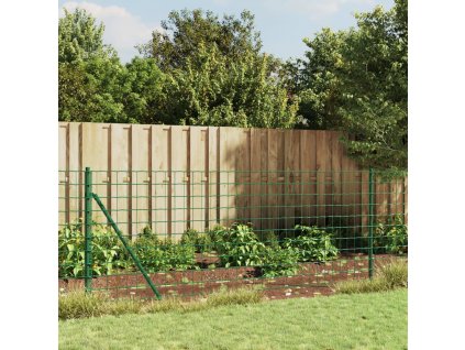 Drátěný plot s přírubami 1,1 x 10 m [154162]