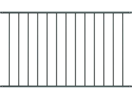 Plotový panel s práškovým nástřikem z oceli 1,7 x 0,75 m [145221] (Barva Antracitová)