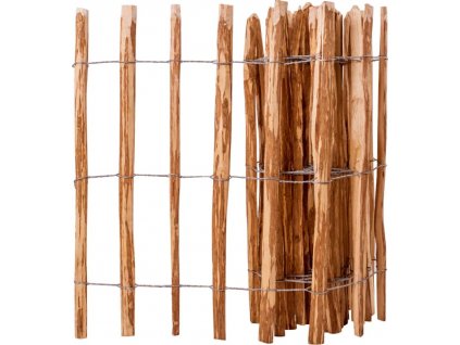Laťkový plot lískové dřevo 90 x 500 cm [43137]