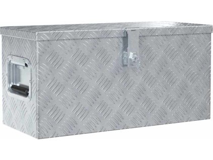 Přepravní hliníkový box 61,5 x 26,5 x 30 cm [142936] (Barva Stříbrná)