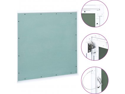 Přístupový panel s hliníkovým rámem a sádrokartonem 600x600 mm [145103]
