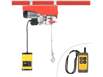 Elektrický kladkostroj s dálkovým ovladačem 1300 W 500/999 kg [146506]