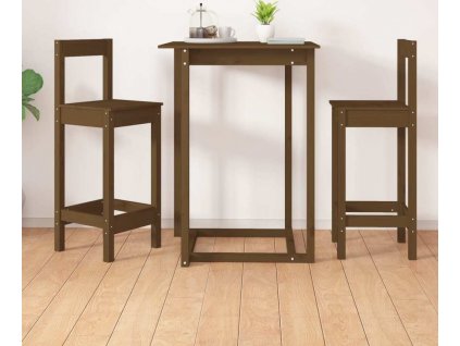 Barové židle 2 ks 40 x 41,5 x 112 cm masivní borové dřevo [822145]