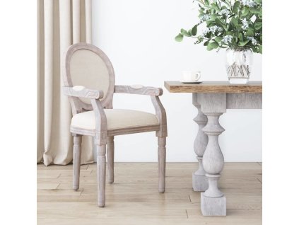 Jídelní židle 54 x 56 x 96,5 cm samet [344480] (Barva Béžová)