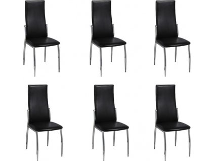 Jídelní židle 6 ks umělá kůže [160257]