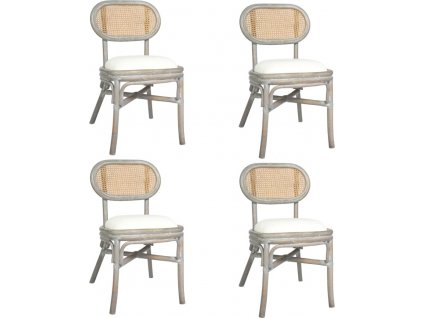 Jídelní židle 4 ks plátno [3071721]