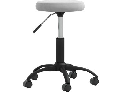 Jídelní židle samet [3085727] (Barva Světle šedá)