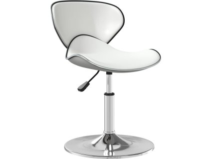 Jídelní židle umělá kůže [3088595] (Barva Bílá)