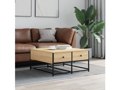 Konferenční stolek 80 x 80 x 40 cm kompozitní dřevo [835355]