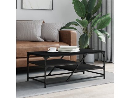 Konferenční stolek 100x49x40 cm kompozitní dřevo [835348] (Barva Hnědý dub)