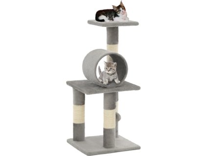 Škrabadlo pro kočky se sisalovými sloupky 65 cm [170598] (Barva Béžová)