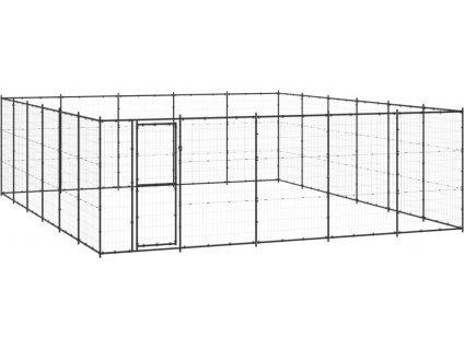 Venkovní psí kotec pozinkovaná ocel 36,3 m² [3082324]