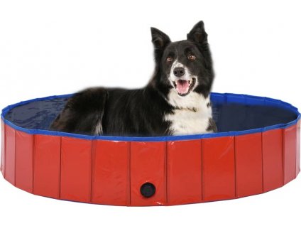 Skládací bazén pro psy 160 x 30 cm PVC [170824]