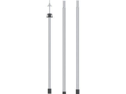 Teleskopická tyč pro celtu o délkce 102–260 cm hliník [315218]