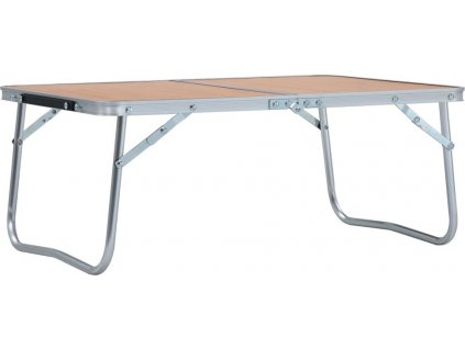Skládací kempingový stůl hliník 60 x 40 cm [48186]