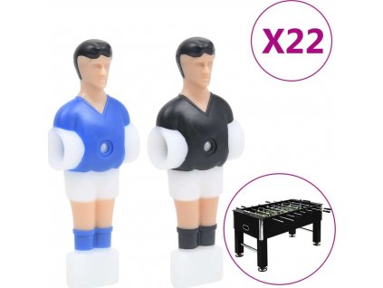 Figurky hráčů pro stolní fotbal pro 12,7mm tyč 22 ks [92504]