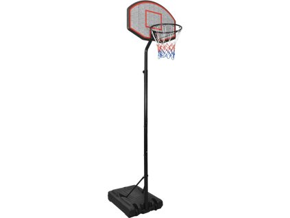 Basketbalový koš 282–352 cm polyethylen [3107832] (Barva Černá)