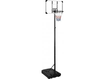Basketbalový koš s průhlednou deskou 280–350 cm polykarbonát [3107833]