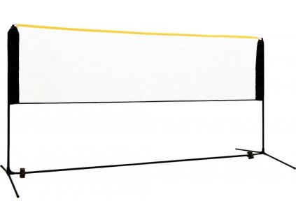 Nastavitelná badmintonová síť 300 x 103 x 94–158 cm kov [93369]