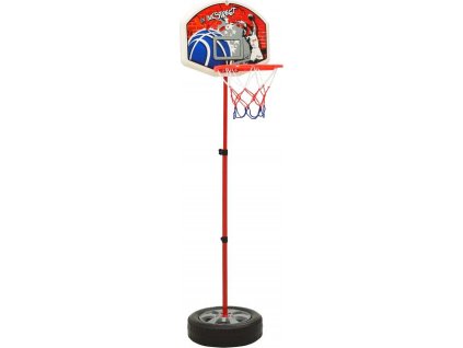 Přenosná basketbalová hrací sada nastavitelná 120 cm [80349]