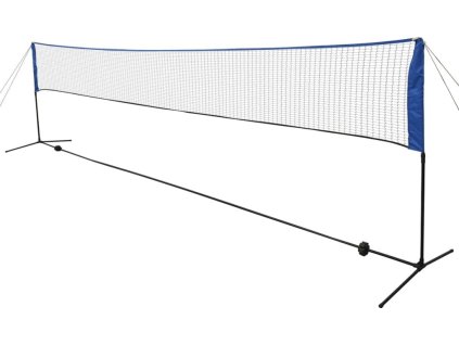 Badmintonová síť s košíčky, 600x155 cm [91182]