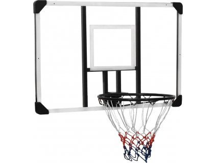 Basketbalový koš s průhlednou deskou 106x69x3 cm polykarbonát [93668]